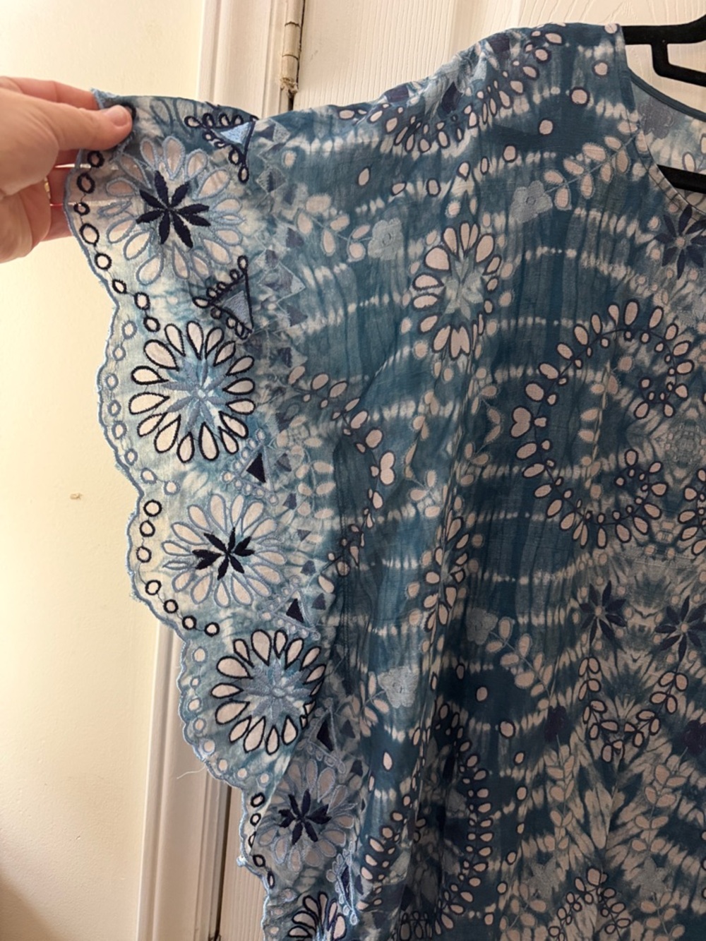 Soft Surroundings eyelet tie-dye blouse tank combo sz S/M - Picture 4 of 10